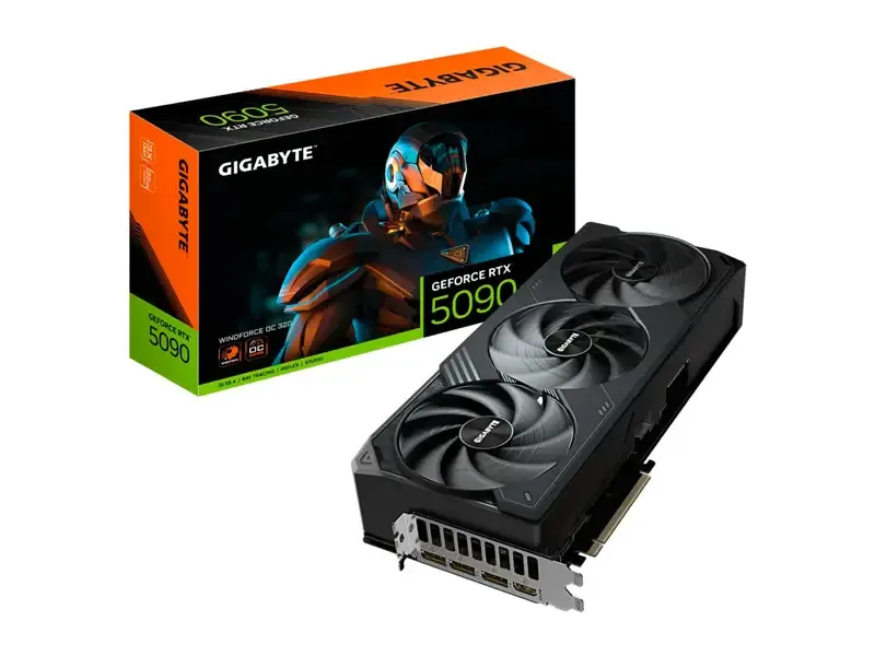 Tarjeta Grafica Gigabyte NVIDIA GeForce RTX 5090 WINDFORCE OC 32GB GDDR7