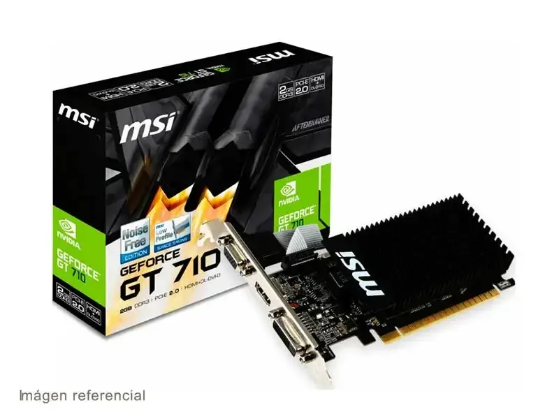 Tarjeta Grafica MSI NVIDIA GeForce GT 710 2GB DDR3 (GT7102GD3LP)