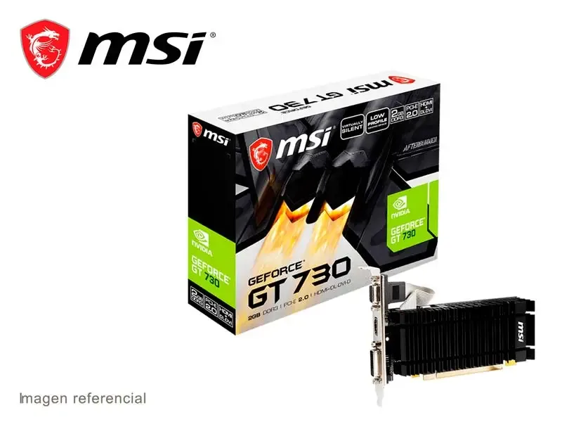 Tarjeta Grafica MSI NVIDIA GeForce GT 730 2GB DDR3