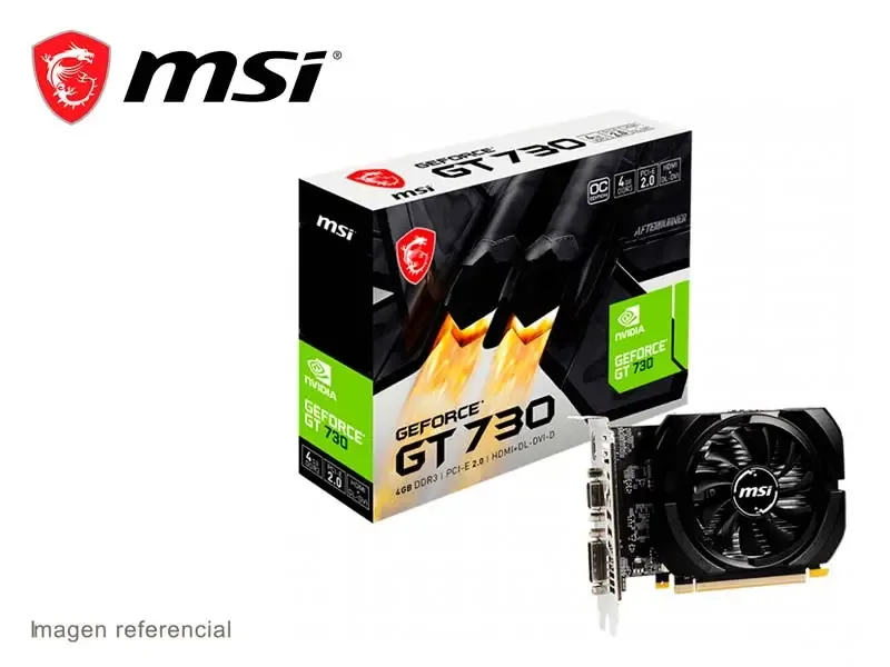Tarjeta Grafica MSI NVIDIA GeForce GT 730 4GB DDR3