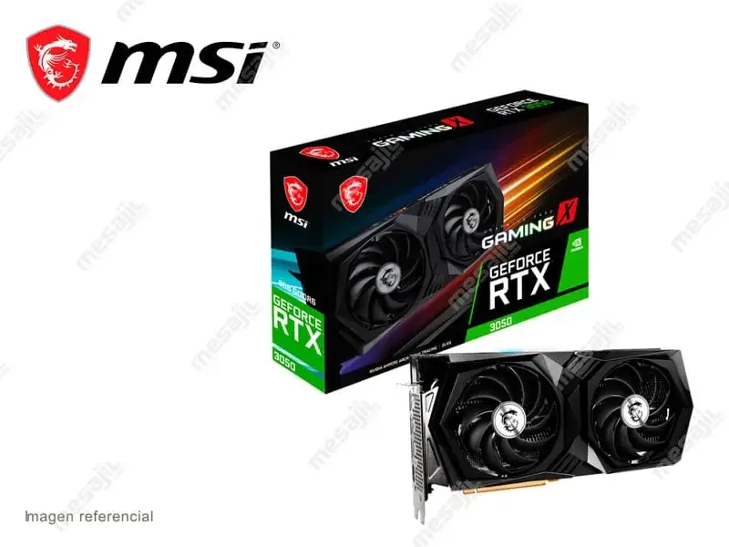 Tarjeta Grafica MSI NVIDIA GeForce RTX 3050 6GB GAMING X GDDR6