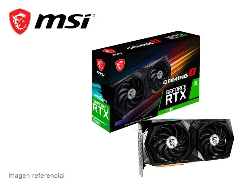 Tarjeta Grafica MSI NVIDIA GeForce RTX 3050 GAMING X 8GB GDDR6