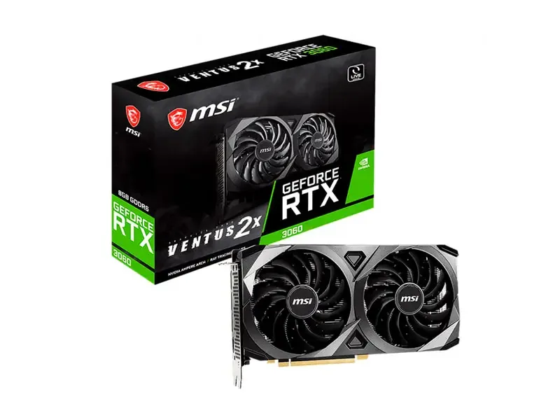 Tarjeta Grafica MSI NVIDIA GeForce RTX 3060 VENTUS 2X OC 12GB GDDR6