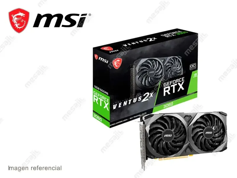 Tarjeta Grafica MSI NVIDIA GeForce RTX 3060 VENTUS 2X OC 8GB GDDR6
