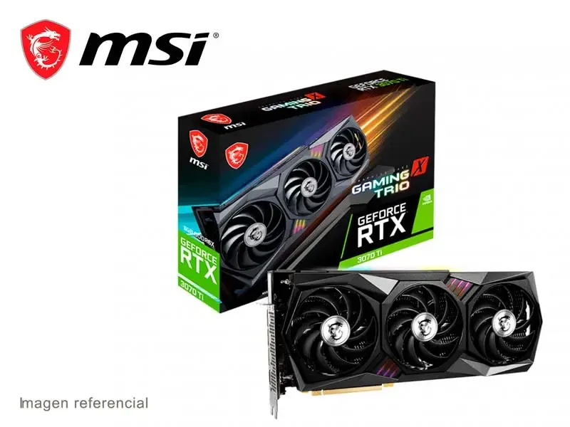 Tarjeta Grafica MSI NVIDIA GeForce RTX 3070 Ti GAMING X TRIO 8GB GDDR6X