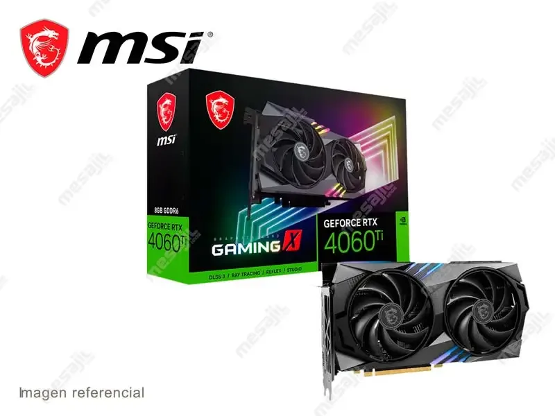 Tarjeta Grafica MSI NVIDIA GeForce RTX 4060 Ti GAMING X 8GB GDDR6