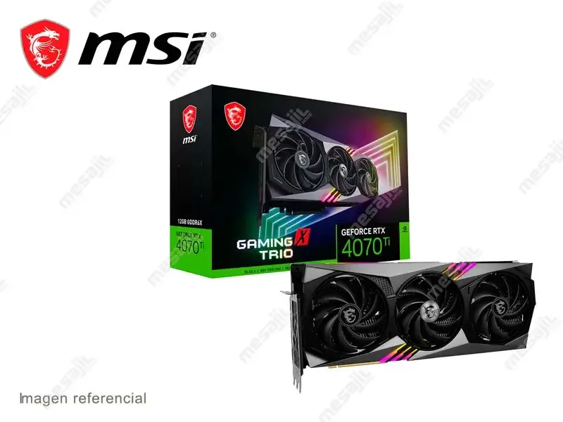 Tarjeta Grafica MSI NVIDIA GeForce RTX 4070 Ti Gaming TRIO 12GB GDDR6X