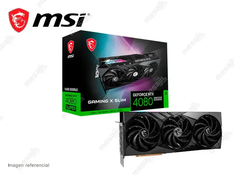 Tarjeta Grafica MSI NVIDIA GeForce RTX 4080 SUPER 16GB Gamin X Slim