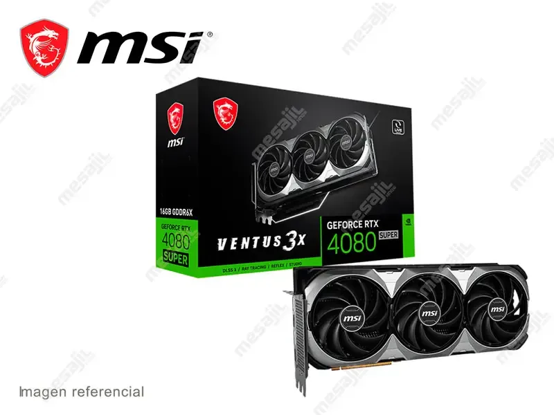 Tarjeta Grafica MSI NVIDIA GeForce RTX 4080 SUPER 16GB VENTUS 3X OC