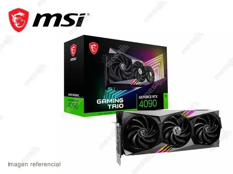 Tarjeta Grafica MSI NVIDIA GeForce RTX 4090  Gaming TRIO 24GB GDDR6X
