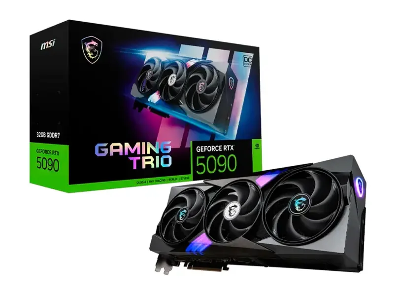 Tarjeta Grafica MSI NVIDIA GeForce RTX 5090 Gaming Trio OC 32GB GDDR7