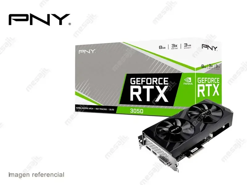 Tarjeta Grafica PNY NVIDIA GeForce RTX 3050 8GB GDDR6 VERTO