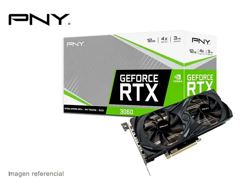 Tarjeta Grafica PNY NVIDIA GeForce RTX 3060 12GB GDDR6