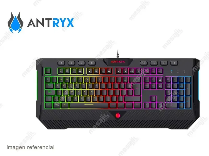 Teclado Gaming Antryx Semi-Mecanico Chrome Storm SK570 (AGK-CS571K-SP)