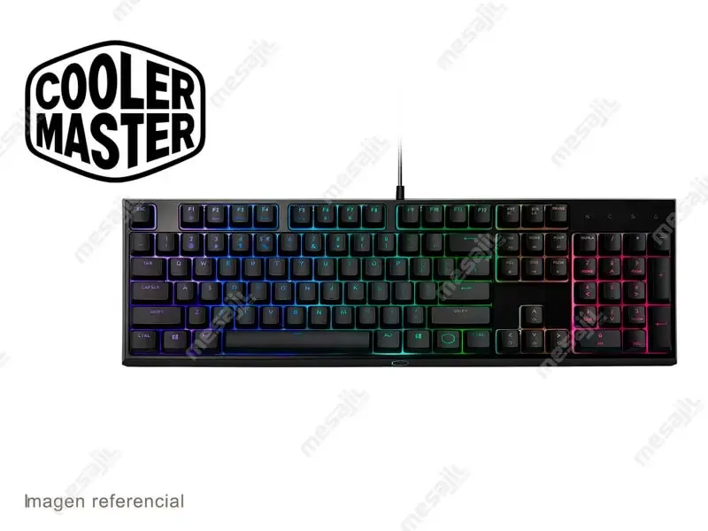 Teclado Gaming Cooler Master Semi-Mecanico MK110 (MK-1101KKMF1-LS)