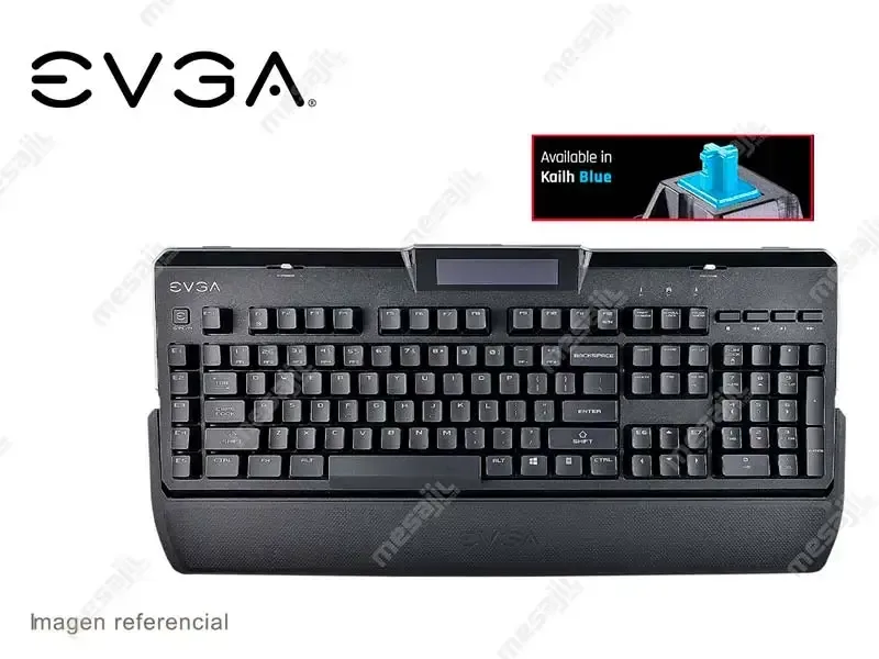 Teclado Gaming EVGA Z10 Red BlackLight Mechanical Blue Switch (802-ZT-E101-KR)