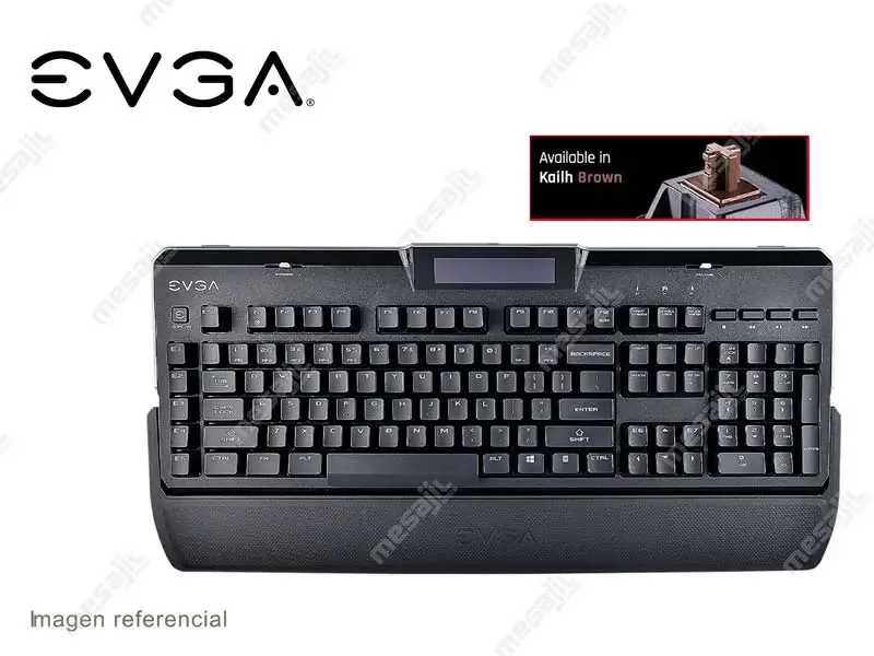 Teclado Gaming EVGA Z10 Red BlackLight Mechanical Brown Switch (802-ZT-N101-KR)