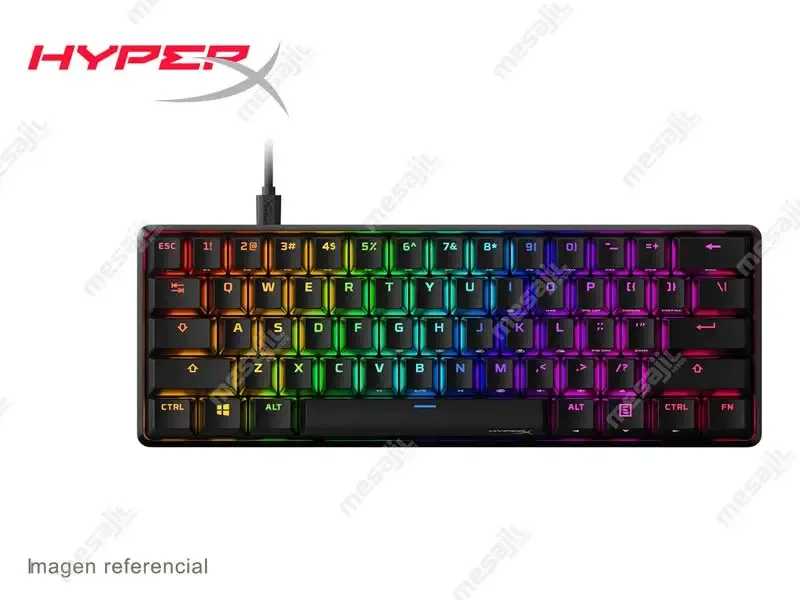 Teclado Gaming HyperX Alloy Origins 60 Red Switch - US - Black