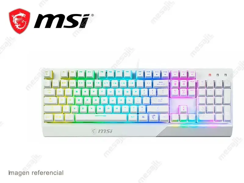 Teclado Gaming MSI Vigor GK30 White US