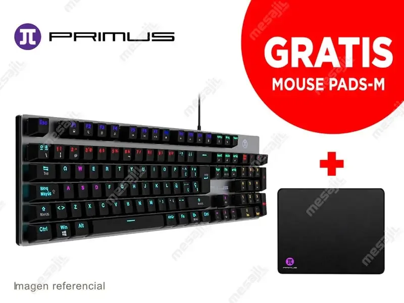 Teclado Gaming Primus Ballista 90T Red Switch (PKS-091S)