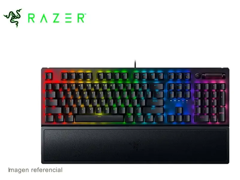 Teclado Gaming Razer BlackWidow V3 Green Switch - Black