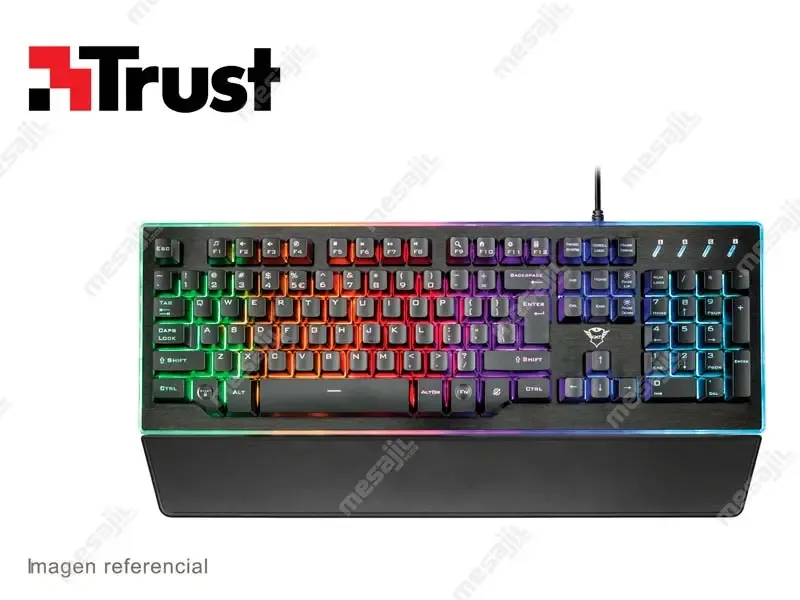 Teclado Gaming Trust GXT 860 Thura Semi Mechanical