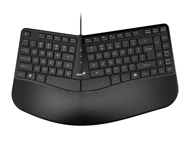 Teclado Genius Ergo KB-700 C/Tecla Copilot USB-A Black