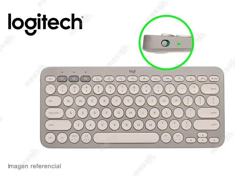 Teclado Logitech K380 Multi-Device Bluetooth Sand