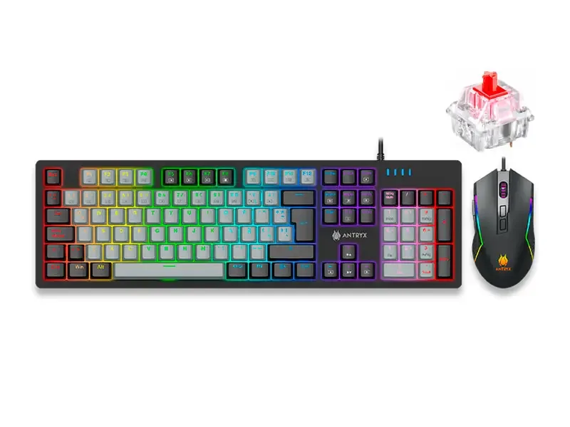 Teclado mecanico Antryx GC-5600 Plus Red Switch (AGC-5650KRE-SP)
