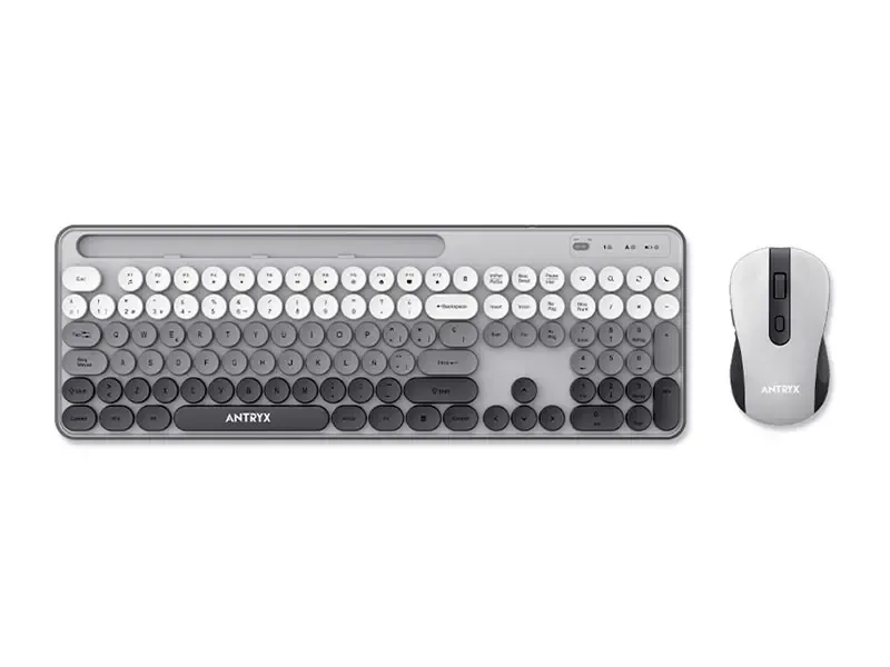 Teclado + Mouse Antryx WS-970 Gray Holder Slot