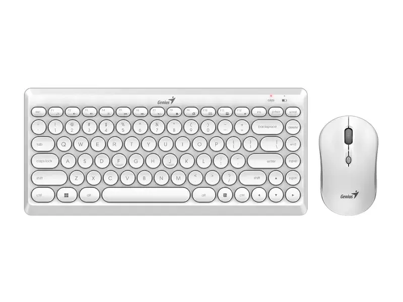 Teclado + Mouse Genius Luxemate Q8000 TKL Wireless USB-A White