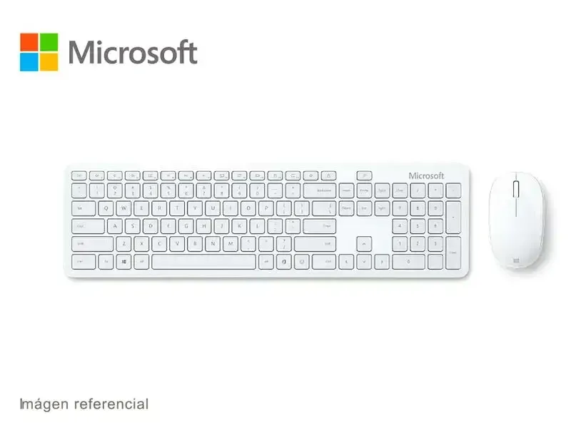 Teclado + Mouse Microsoft Bluetooth Desktop Glacier