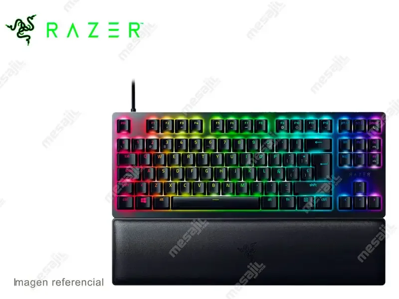 Teclado Razer Huntsman V2 TKL OPTO Mecanico USB-C Switch Red SP Chroma Black