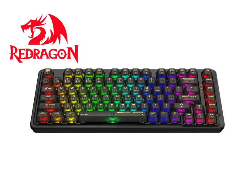 Teclado Redragon ELF PRO Black K649CTB RGB-PRO Wireless English