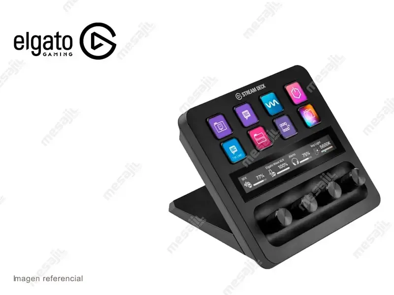 Teclado STREAM DECK Elgato 8 Teclas LCD Táctil USB