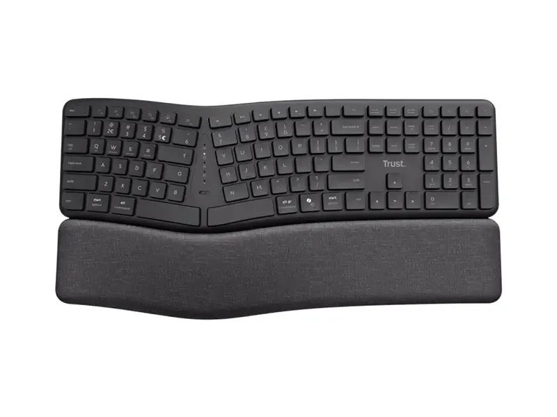 Teclado Trust KEYRA Ergonómico Wireless Black (TR-25459)