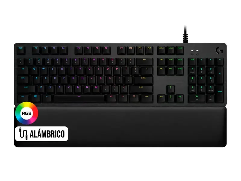 Teclados Gaming Logitech G G513 Carbon RGB GX Brown