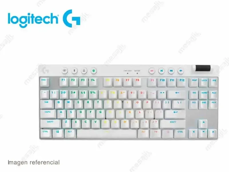 Teclados Gaming Logitech G PRO X TKL Lightspeed USB White