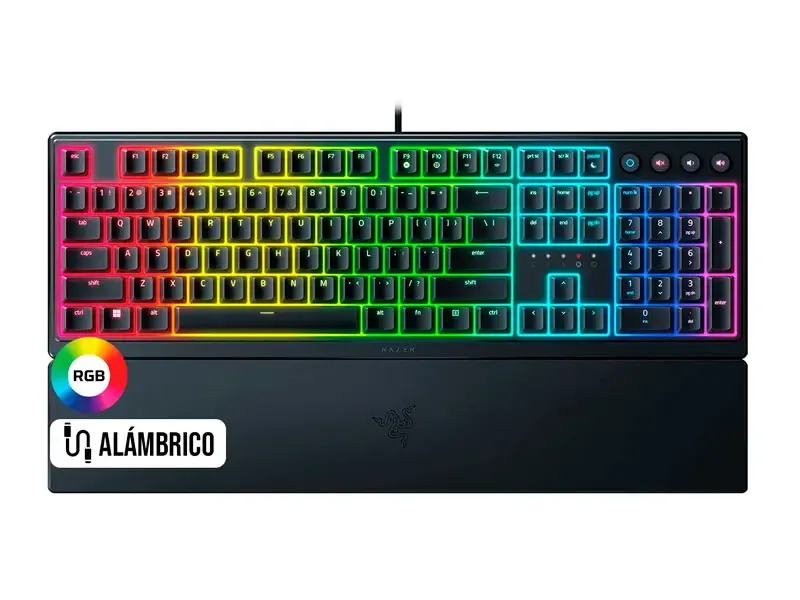 Teclados Gaming Razer Ornata V3 Mecha-Membrane SP Low Profile Chroma Black