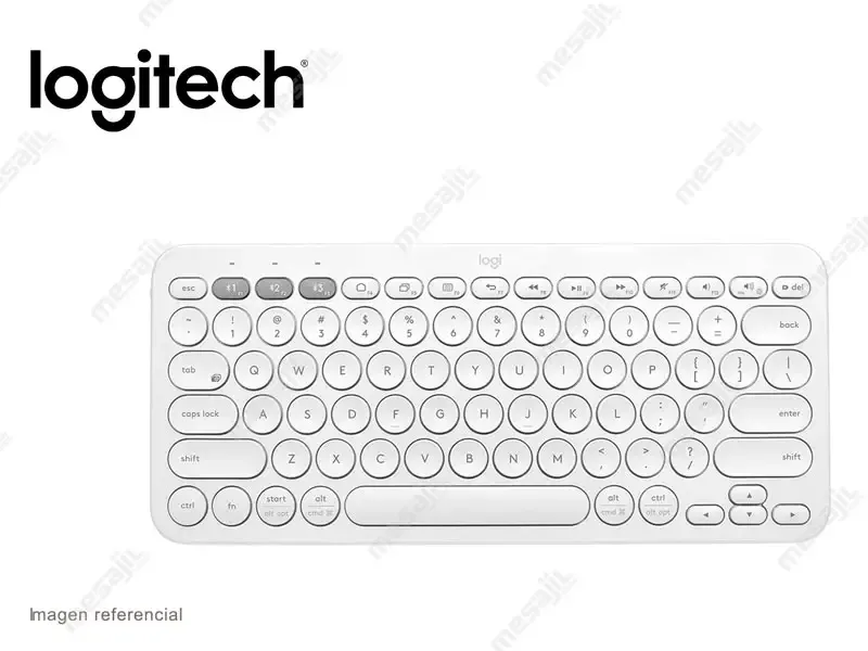 Teclados Logitech K380 Multi-Device Bluetooth Off-white