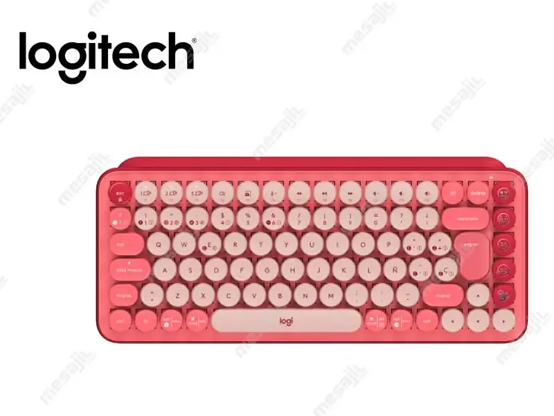 Teclados Logitech POP Keys Wireless Bluetooth Heartbreaker