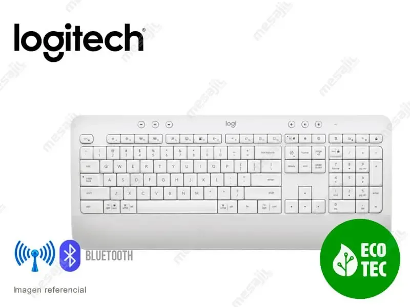 Teclados Logitech Signature K650 Wireless Bluetooth white
