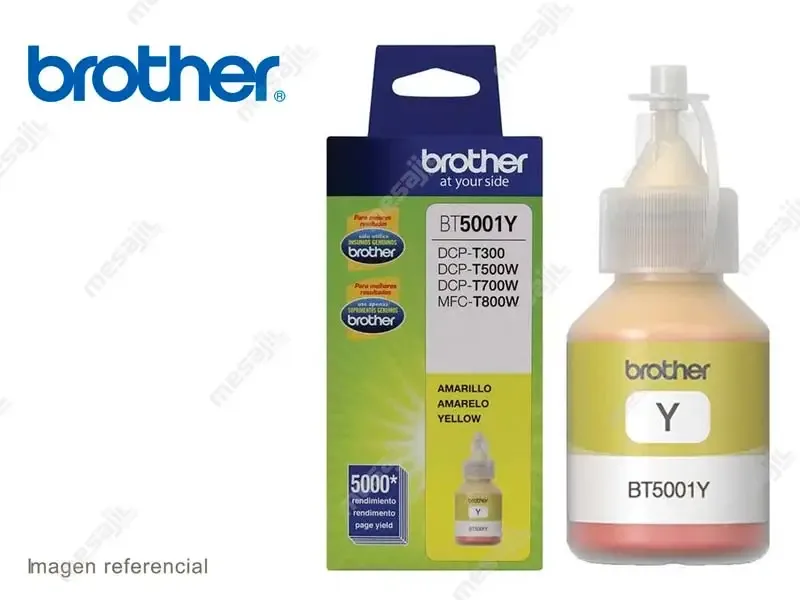 Tinta BROTHER BT5001Y Amarillo T500W T700W T710W MFC-T800W