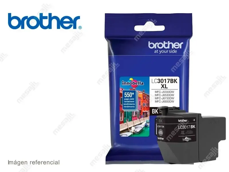 Tinta Brother LC-3017Bk Black MFC-J533DW 550 Pgs