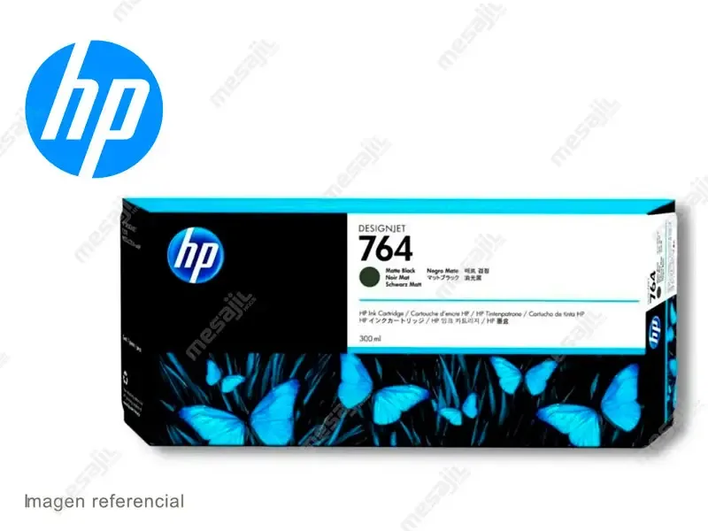 TINTA HP C1Q16A (764A) 300ML Mate Black