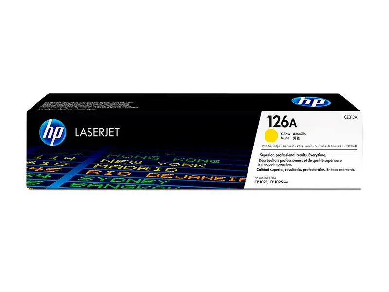 Toner HP 126A CE312A Amarillo CP1025nw M175nw M275nw 1000 pag