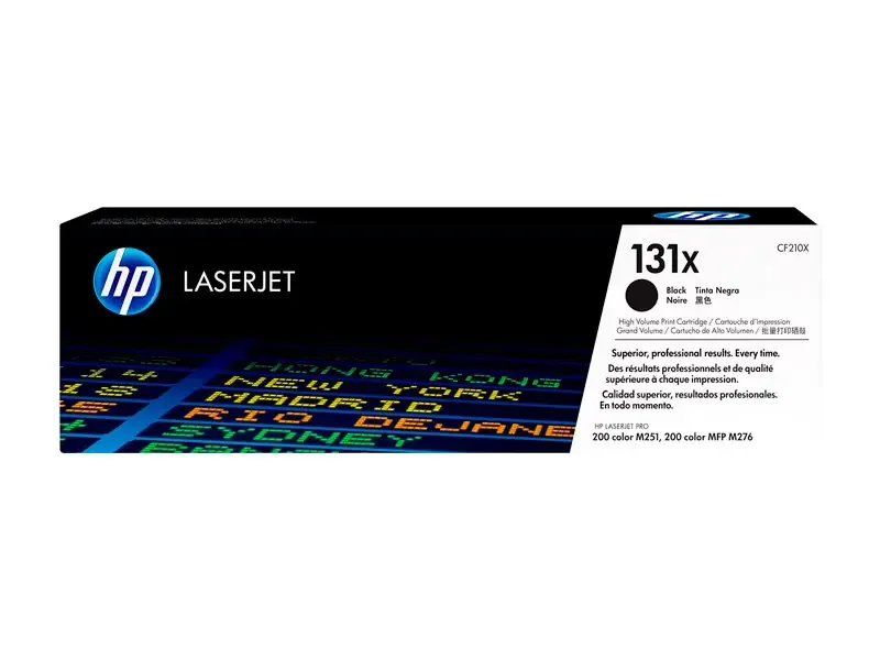 Toner HP 131X CF210X Negro M276nw M251 2400 pag