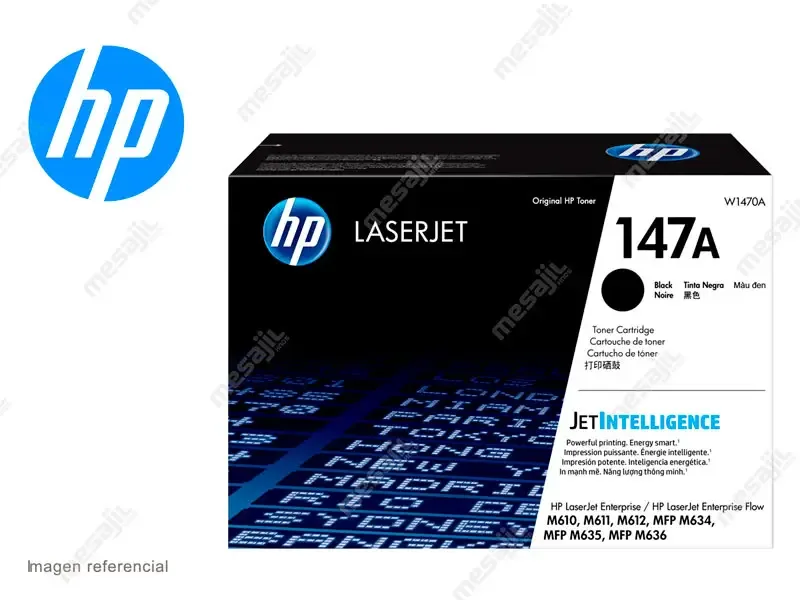 TONER HP 147A W1470A Negro M610/M611/M635