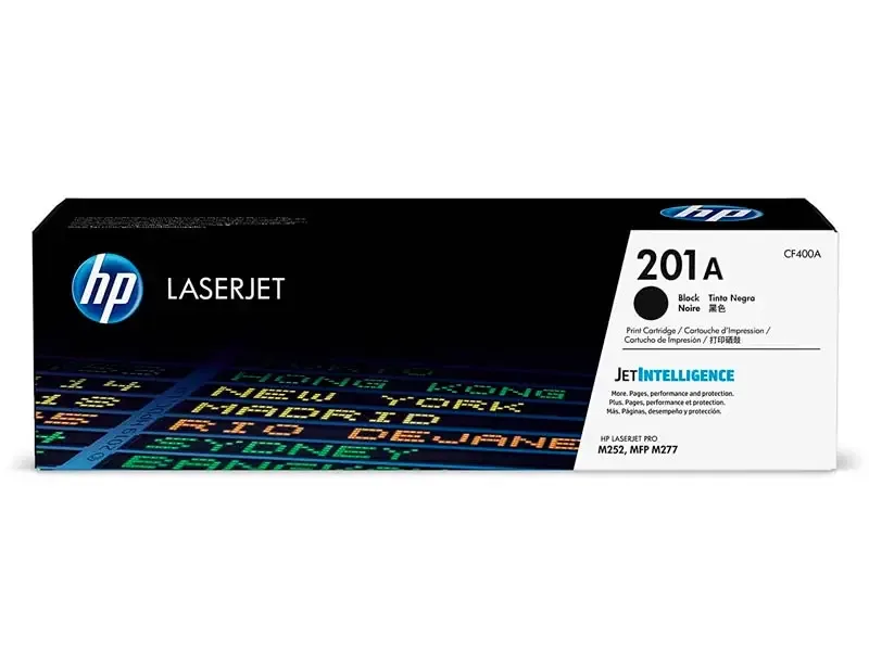 Toner HP 201A CF400A Negro M277dw M252 1500 pag