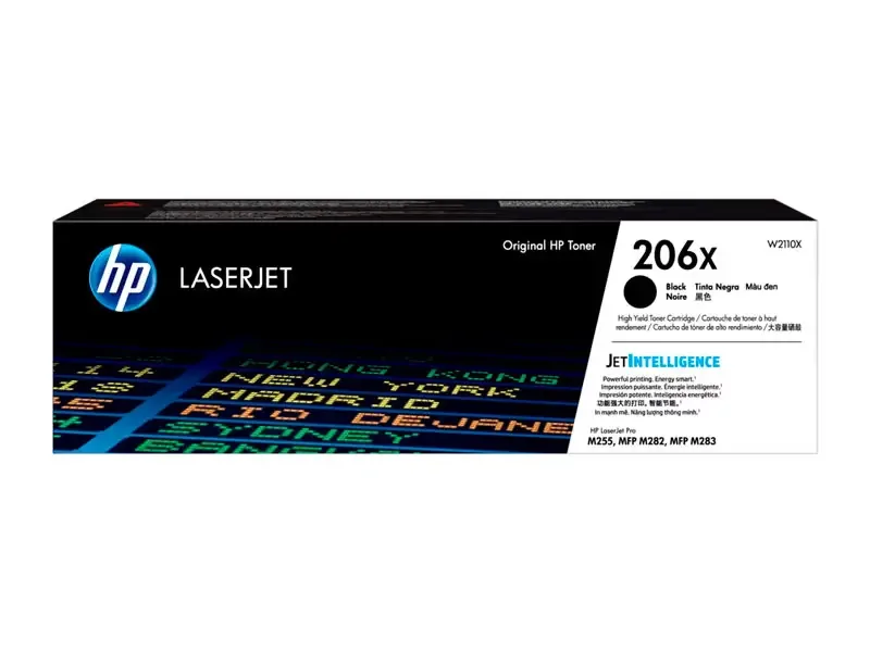Toner HP 206X W2110X Negro M255 M283fdw 3150 pag